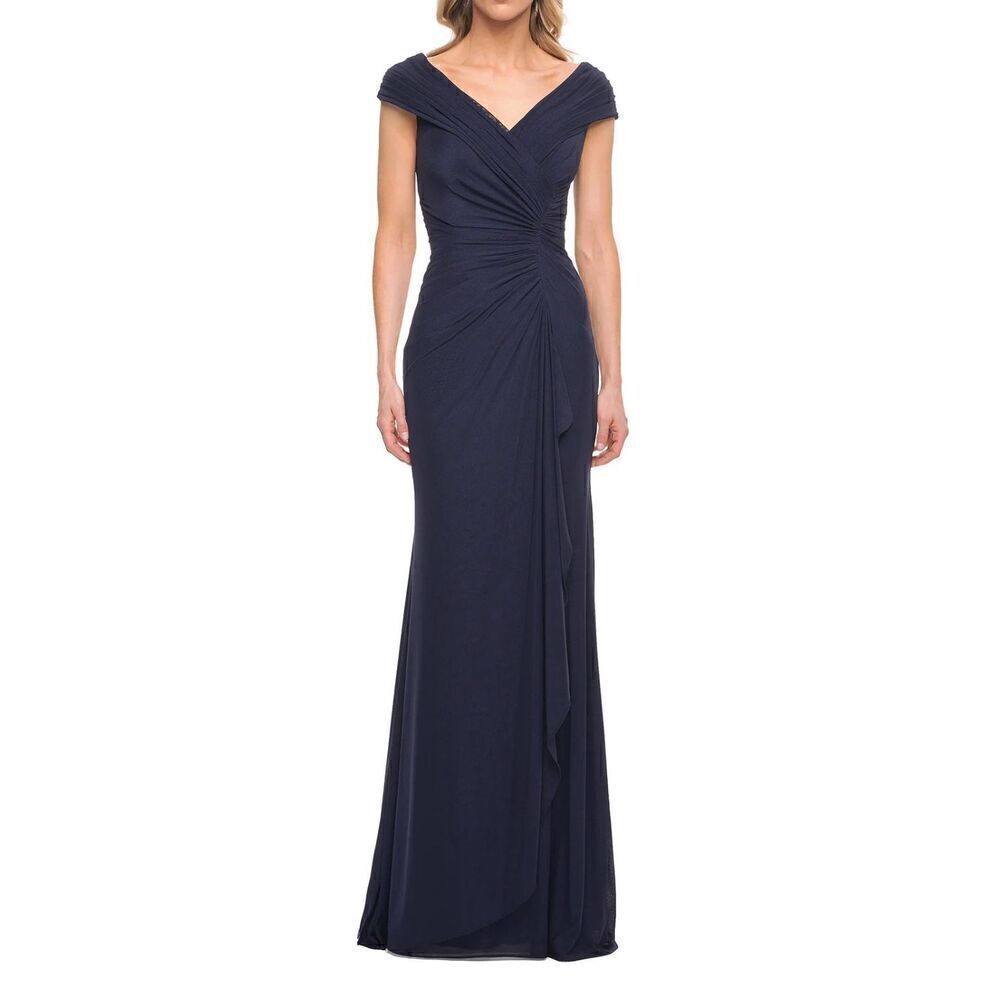 La Femme Mother Of The Bride 29996 in Navy NWT Size 14